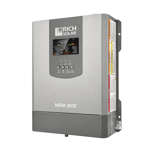 Rich Solar NOVA 2K12 2000W 12V Pure Sine Wave Inverter with Built-in Transfer Switch - Off Grid Stores