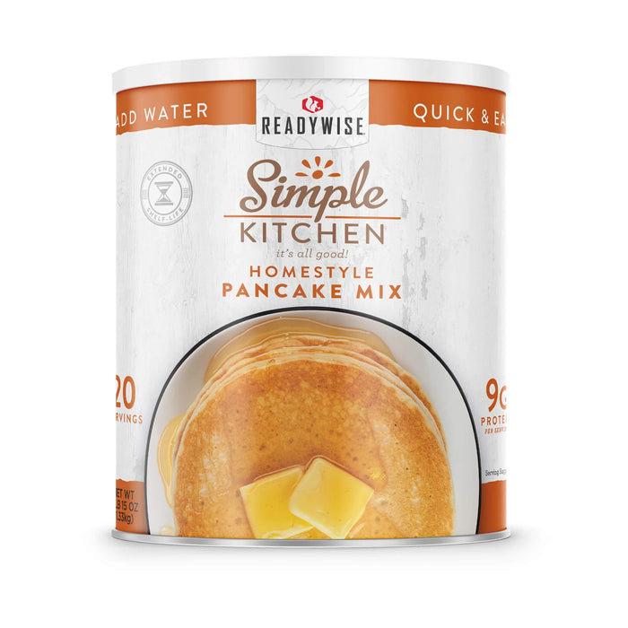 ReadyWise Simple Kitchen Pancake Mix 20 Serving Can