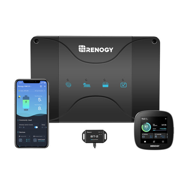 Renogy DCC50S 12V 50A DC-DC On-Board Battery Charger With MPPT + Renogy ONE Core