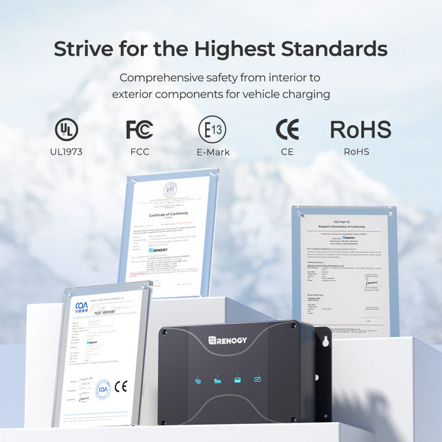 Renogy DCC30S 12V 30A Dual Input DC-DC On-Board Battery Charger with MPPT + Bluetooth Module