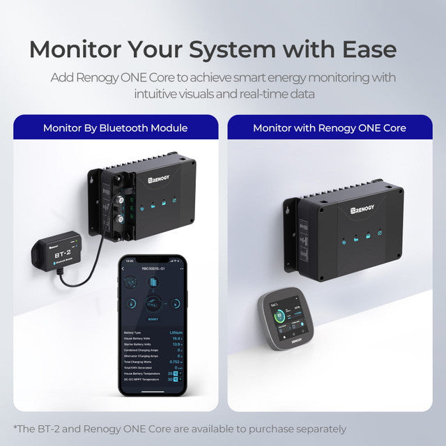 Renogy DCC50S 12V 50A DC-DC On-Board Battery Charger with MPPT