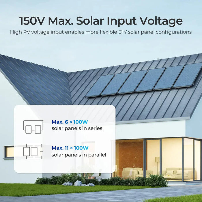 Renogy Rover Lite 12V/ 24V/ 36V/ 48V 60A MPPT Solar Charge Controller with Bluetooth Module