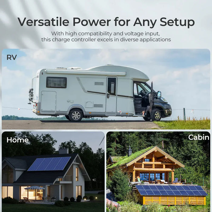 Renogy Rover Lite 12V/ 24V/ 36V/ 48V 60A MPPT Solar Charge Controller with Bluetooth Module