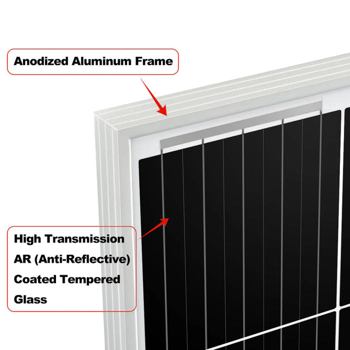 Rich Solar MEGA 200 Watt 12 Volt Monocrystalline Solar Panel