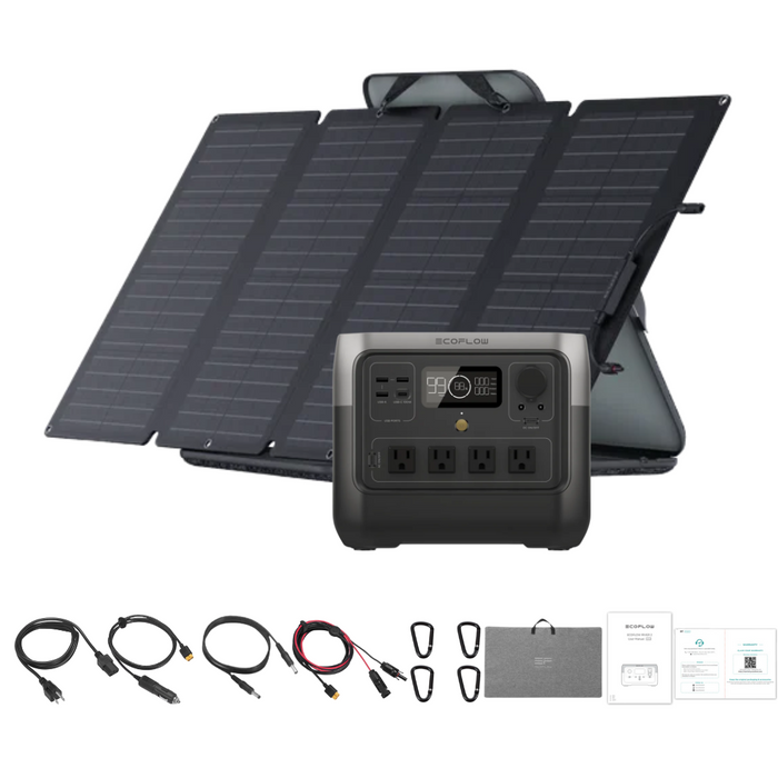 EcoFlow RIVER 2 Pro Solar Generator + 160W Portable Solar Panel