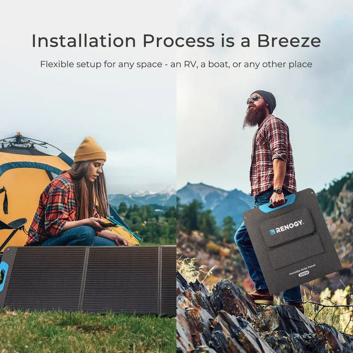 Renogy 200W Portable Monocrystalline Solar Panel - Off Grid Stores