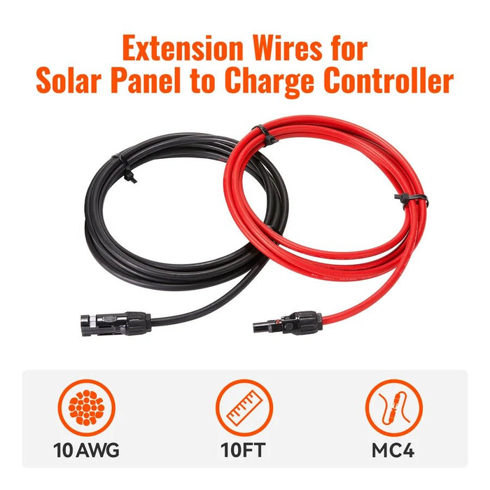 Rich Solar 10 Gauge 10 Feet Cable Connect Solar Panel to Charge Controller - Off Grid Stores