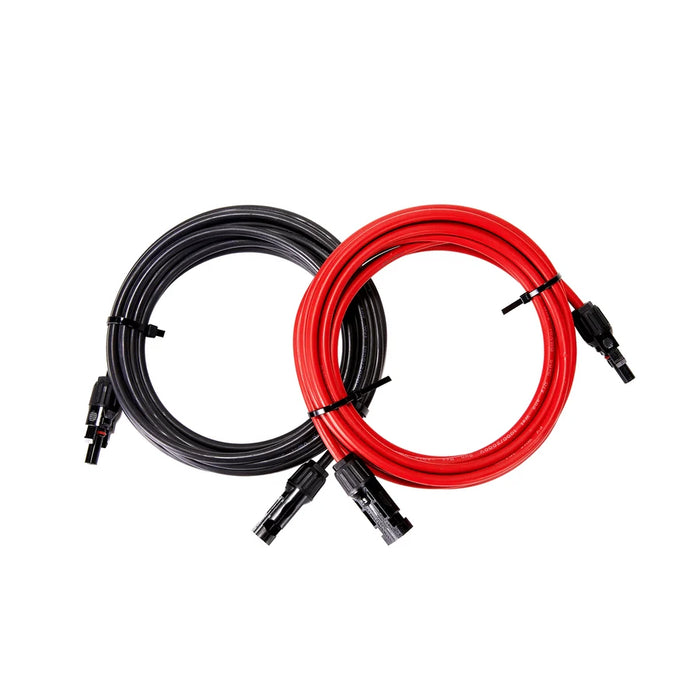 Rich Solar 10 Gauge (10AWG) 20 Feet Solar Panel Extension Cable Wire With Solar Connectors