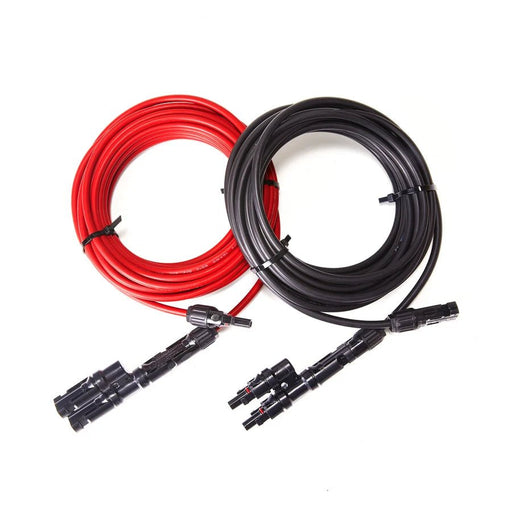 Rich Solar 10 Gauge 30 Feet Solar Extension Cable And Parallel Connectors - Off Grid Stores