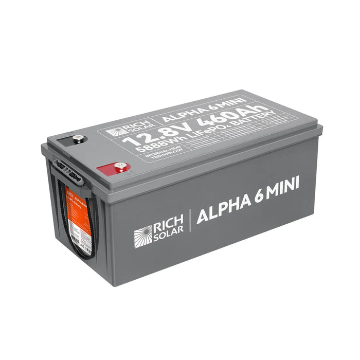Rich Solar ALPHA 6 MINI 12V 460Ah Compact LiFePO4 Battery