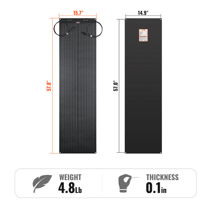 Rich Solar MEGA 100 FLEX 100W 12V Flexible Solar Panel