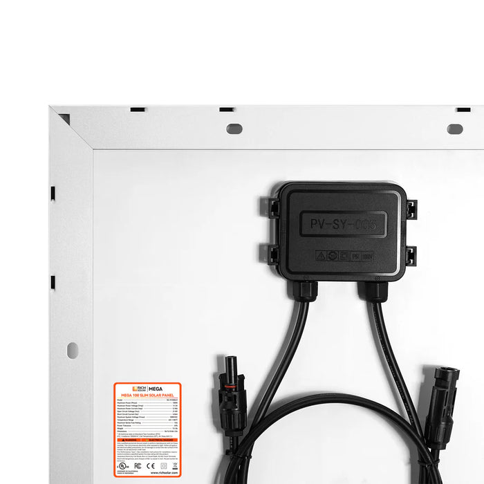 Rich Solar MEGA 100 Watt Slim Monocrystalline Solar Panel