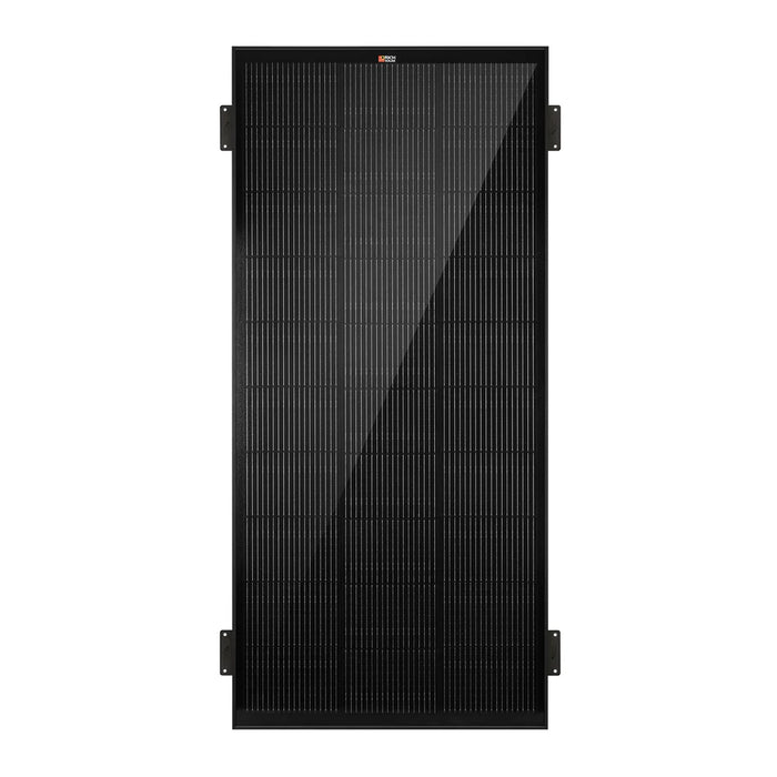 Rich Solar MEGA 200 ONYX 12V 200W Solar Panel With 3/4" Z Brackets