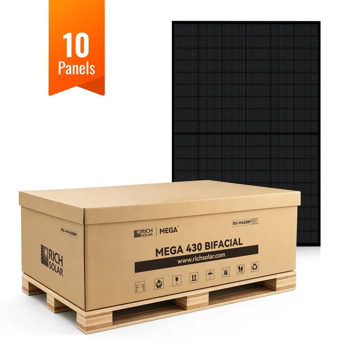 Rich Solar MEGA 430W Bifacial N-Type Solar Panel - Off Grid Stores