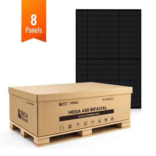 Rich Solar MEGA 450W Bifacial N-Type Solar Panel - Off Grid Stores