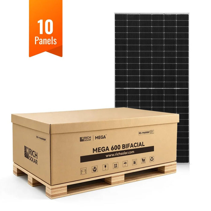 Rich Solar MEGA 600 Watt Bifacial Solar Panels - Off Grid Stores