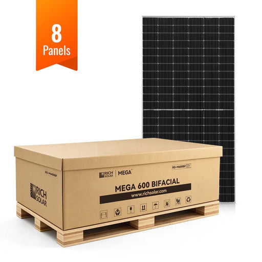 Rich Solar MEGA 600 Watt Bifacial Solar Panels - Off Grid Stores