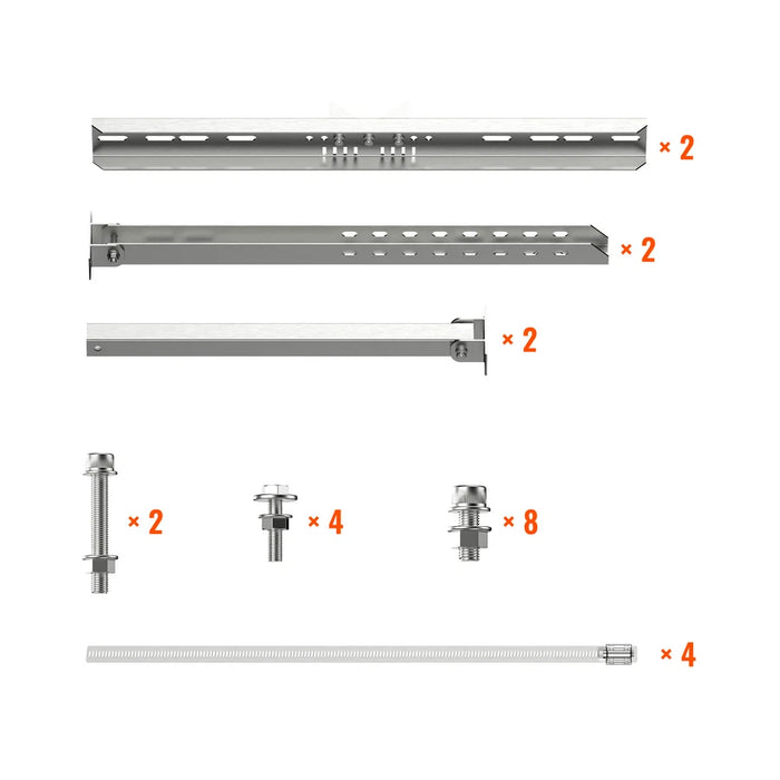 Rich Solar Adjustable Solar Pole Mount Bracket Kit