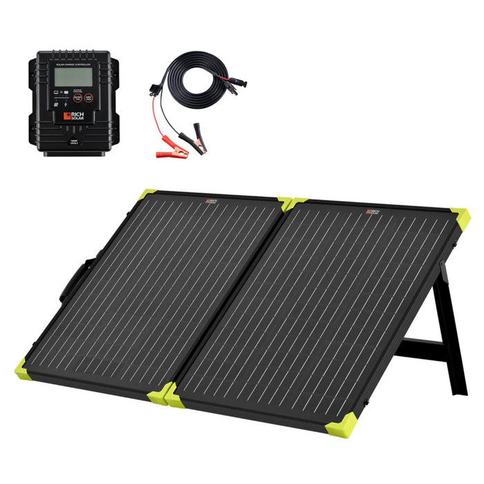 Rich Solar MEGA 100 Watt Briefcase Portable Solar Charging Kit