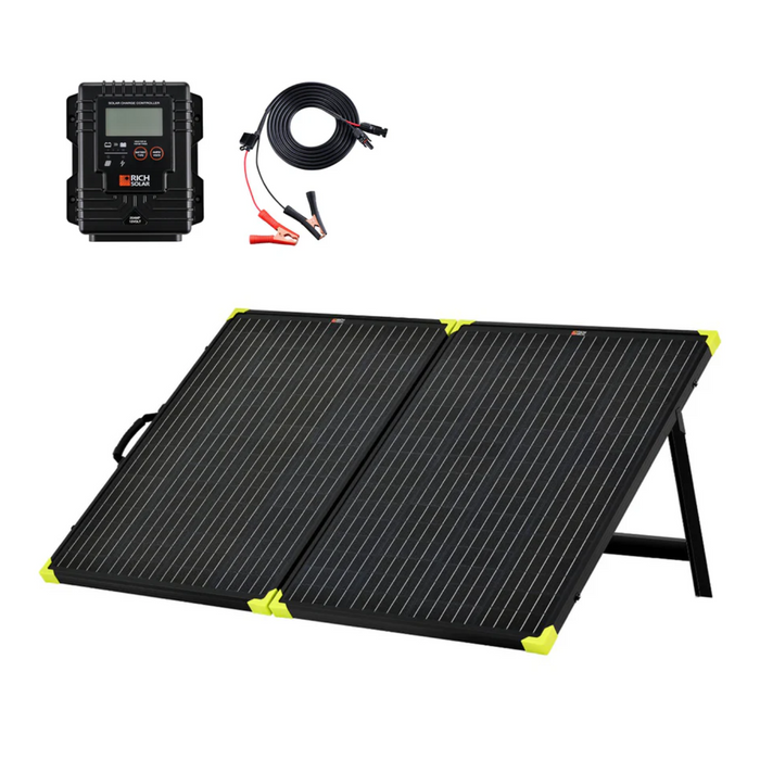 Rich Solar MEGA 200 Watt Briefcase Portable Solar Charging Kit