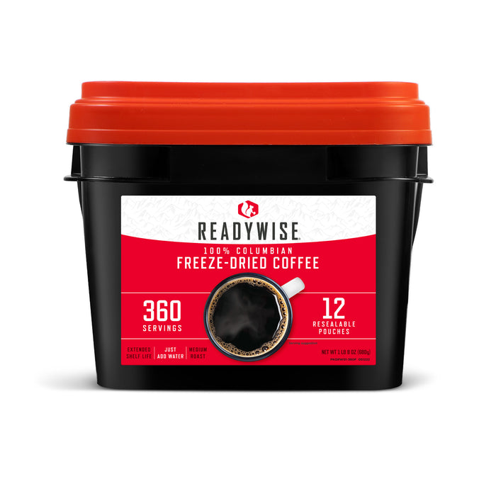 ReadyWise 360 Serving Freeze Dried Coffee Bucket