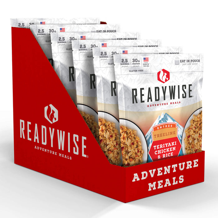 ReadyWise 6-Pack Case Treelline Teriyaki Chicken & Rice