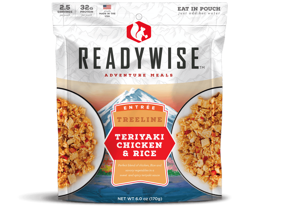 ReadyWise 6-Pack Case Treelline Teriyaki Chicken & Rice