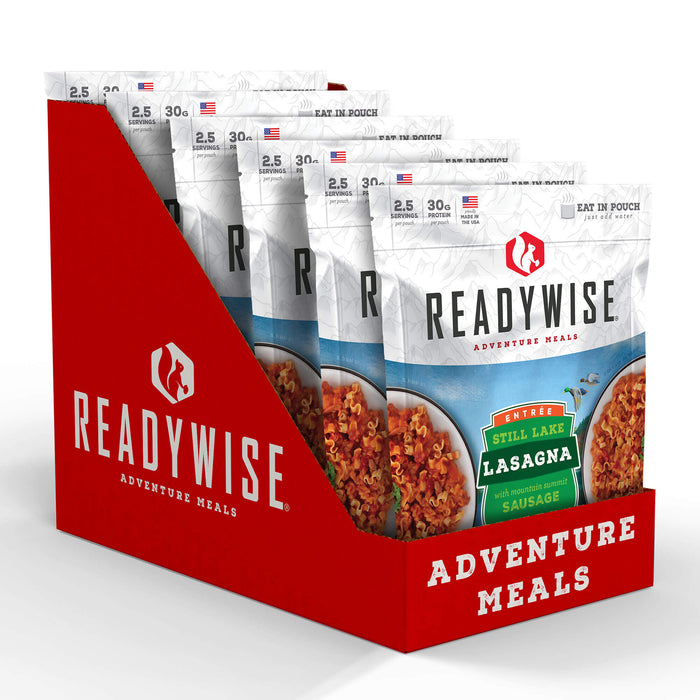 ReadyWise 6-Pack Case Still Lake Lasagna with Sausage