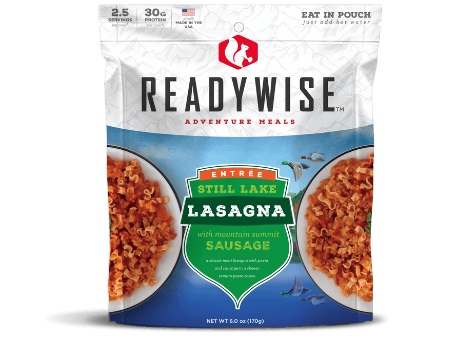 ReadyWise 6-Pack Case Still Lake Lasagna with Sausage