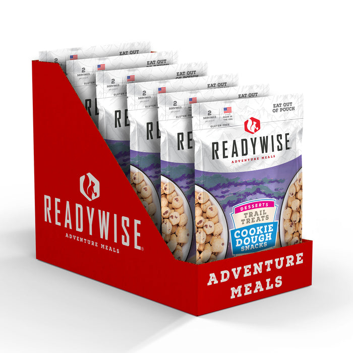 ReadyWise 6-Pack Case Trail Treats Cookie Dough