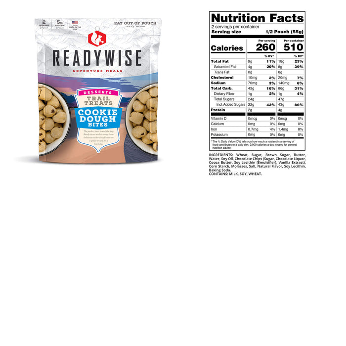 ReadyWise 6-Pack Case Trail Treats Cookie Dough