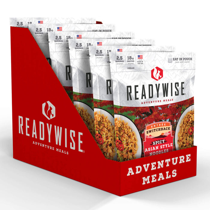 ReadyWise 6-Pack Case Switchback Spicy Asian Style Noodles