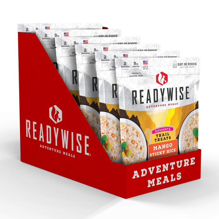 ReadyWise 6-Pack Case Trail Treats Mango Sticky Rice