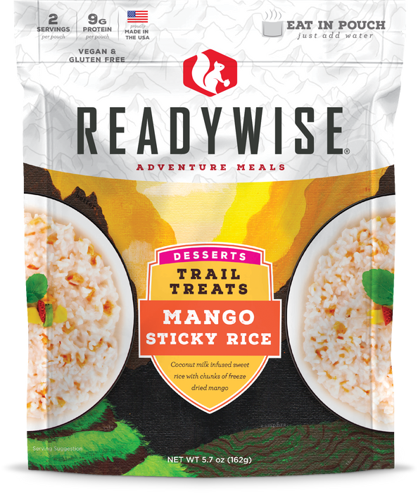 ReadyWise 6-Pack Case Trail Treats Mango Sticky Rice