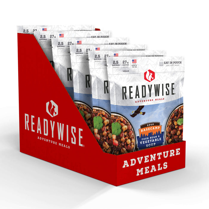 ReadyWise 6-Pack Case Basecamp Four Bean & Vegetable Soup