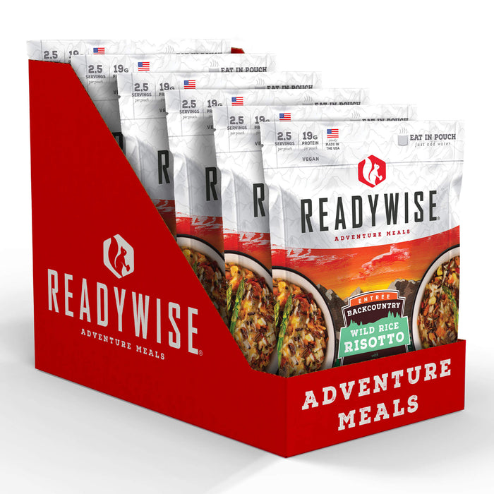 ReadyWise 6-Pack Case Backcountry Wild Rice Risotto with Vegetables