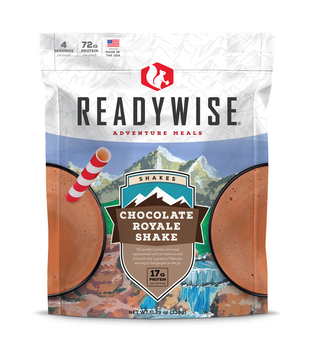 ReadyWise 6-Pack Case Chocolate Royale Shake