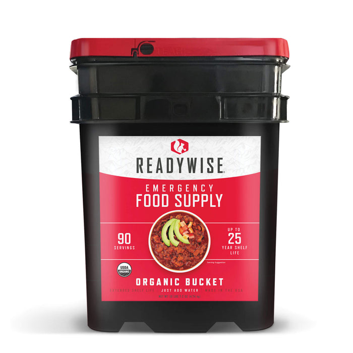 ReadyWise 90 Serving Organic Bucket