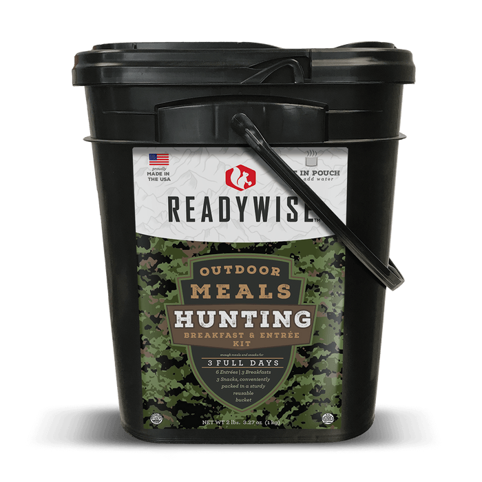 ReadyWise Hunting Bucket Cook-in-Pouch Meals