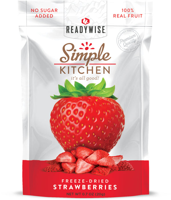 ReadyWise 6-Pack Simple Kitchen Freeze Dried Strawberries