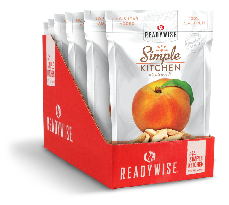 ReadyWise 6-Pack Simple Kitchen Freeze Dried Peaches