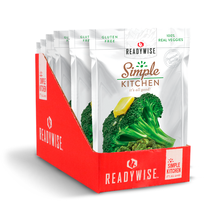 ReadyWise 6-Pack Simple Kitchen Buttered Broccoli