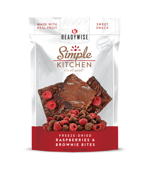 ReadyWise 6-Pack Simple Kitchen Raspberries & Brownie Bites