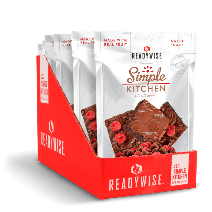 ReadyWise 6-Pack Simple Kitchen Raspberries & Brownie Bites