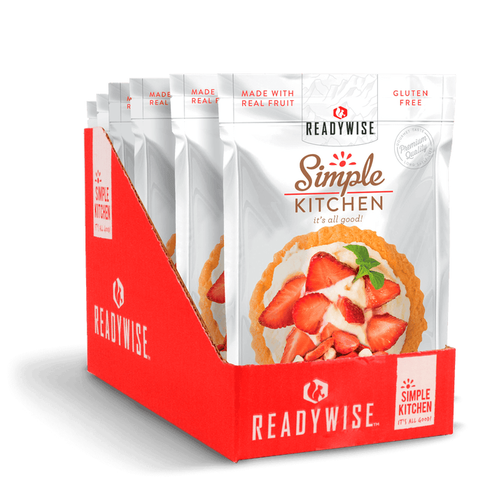 ReadyWise 6-Pack Simple Kitchen Strawberry Yogurt Tart