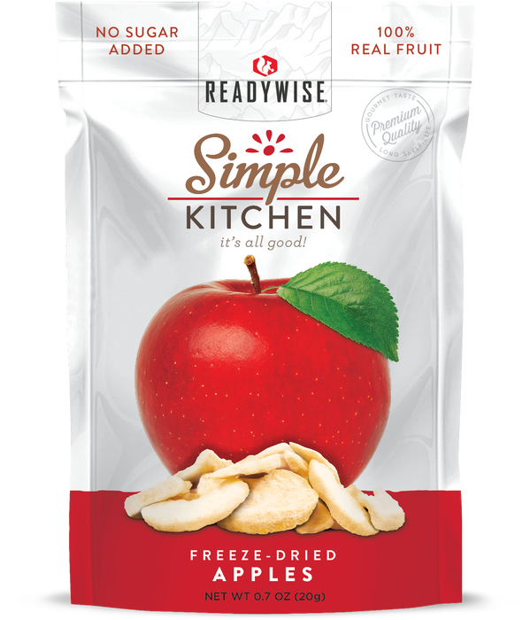 ReadyWise 6-Pack Simple Kitchen Freeze Dried Sweet Apples