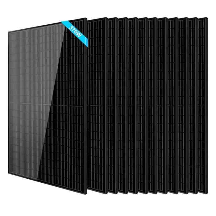 SunGoldPower 370W Monocrystalline Black PERC Solar Panel