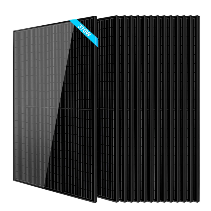 SunGoldPower 370W Monocrystalline Black PERC Solar Panel