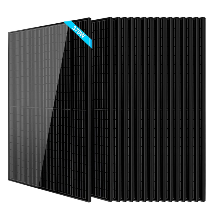 SunGoldPower 370W Monocrystalline Black PERC Solar Panel