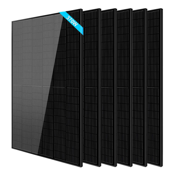 SunGoldPower 370W Monocrystalline Black PERC Solar Panel